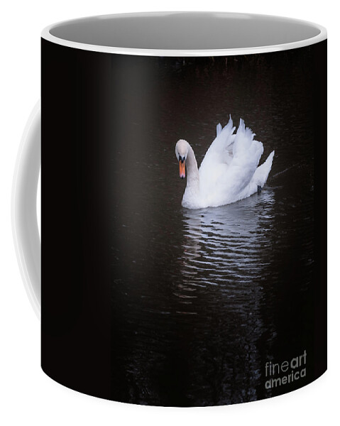 D90 Coffee Mug featuring the photograph Swan by Mariusz Talarek
