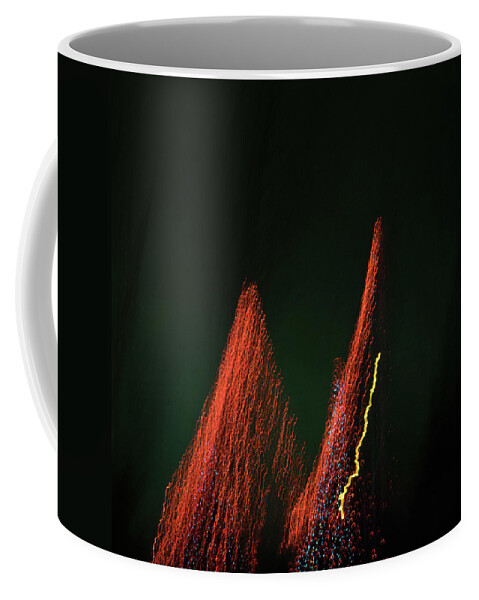 Swarm Coffee Mug featuring the photograph Swarm to the Pinnacle by Douglas Barnett