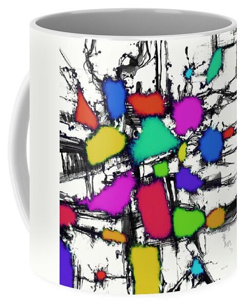 Sweet Shop Coffee Mug featuring the digital art Sweet shop by Keith Mills