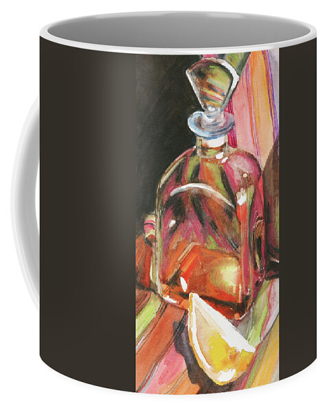 Glass Coffee Mug featuring the painting Sweetness by Trina Teele