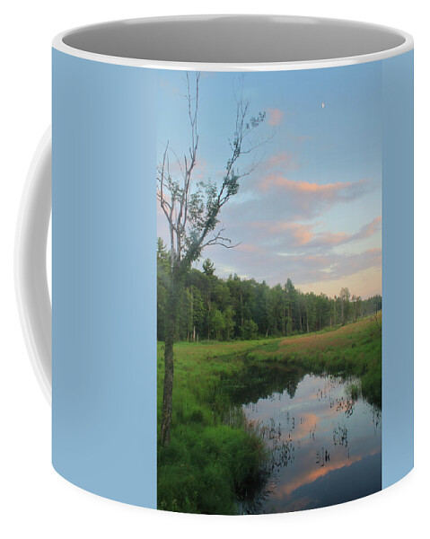 River Coffee Mug featuring the photograph Swift River Sunset by John Burk