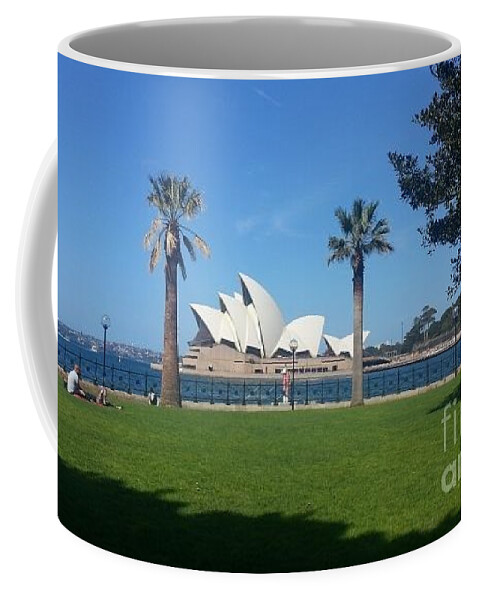 Sydney Opera House Coffee Mug featuring the photograph Sydney Opera House by Bev Conover