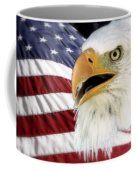 Bald Eagle Coffee Mug featuring the photograph Symbol of America by Teresa Zieba
