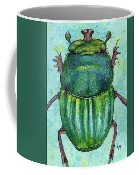 Nature Coffee Mug featuring the painting Symbol of Strength by AnneMarie Welsh