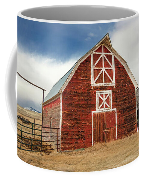 Red Coffee Mug featuring the photograph Tabacco Root Red by Todd Klassy