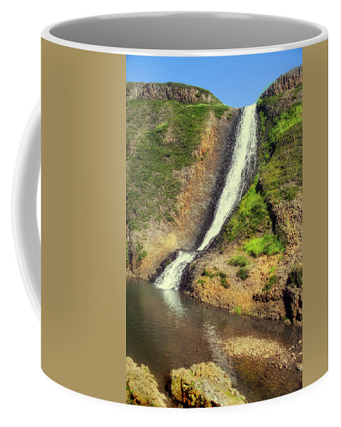 Waterfall Coffee Mug featuring the photograph Table Mountain Waterfalls by Frank Wilson
