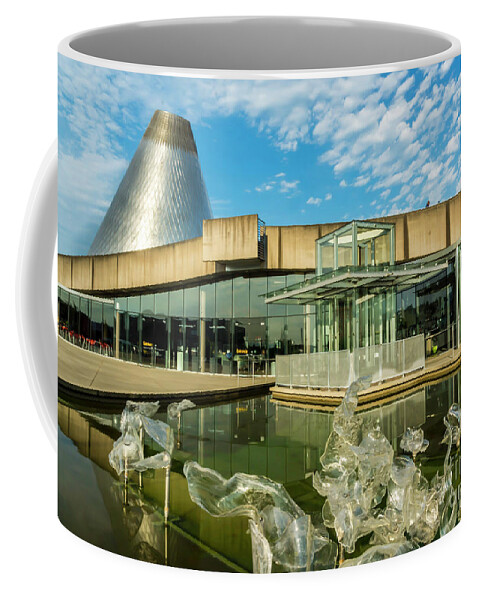 Tacoma Coffee Mug featuring the photograph Tacoma's Museum of glass by Sal Ahmed