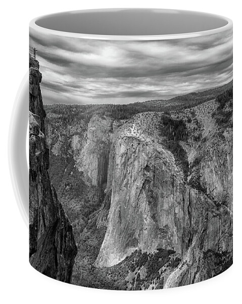 Taft Point And El Capitan Coffee Mug featuring the photograph Taft Point and El Capitan by Raymond Salani III