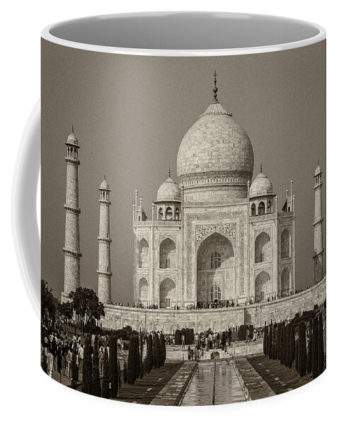 Taj Coffee Mug featuring the photograph Taj Mahal by Hitendra SINKAR
