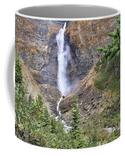 Waterfall Coffee Mug featuring the photograph Takakkaw Falls 2 by Teresa Zieba
