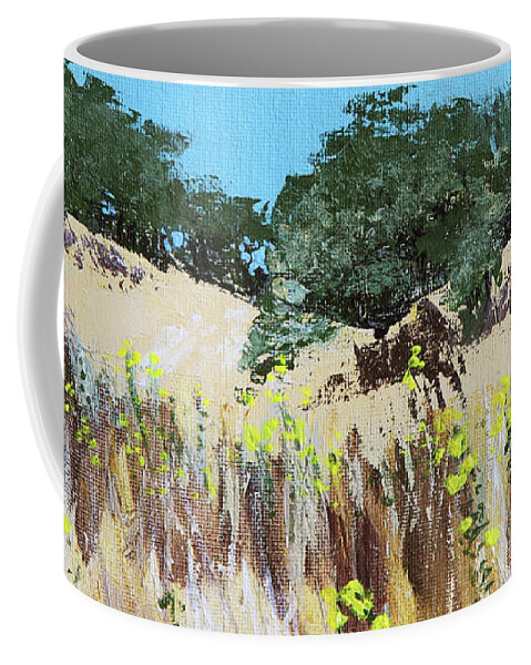 Grass Coffee Mug featuring the painting Tall Grass. Late Summer by Masha Batkova