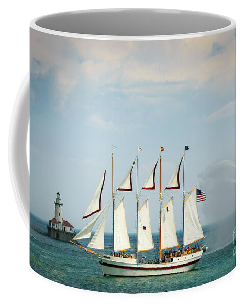 Boats Coffee Mug featuring the photograph Tall Ship by David Levin