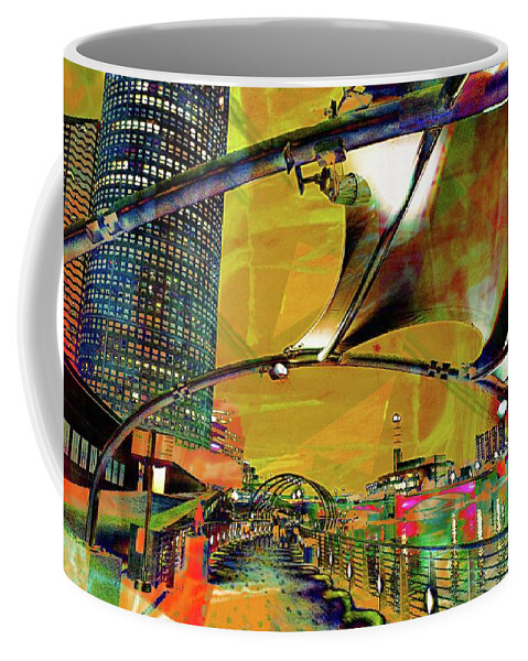 Tampa Coffee Mug featuring the photograph Tampa Riverwalk by Stoney Lawrentz