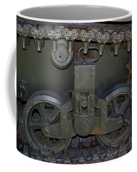 Gear Coffee Mug featuring the photograph Tank Gears by Tikvah's Hope