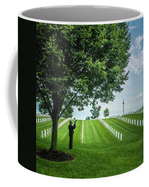 Taps Coffee Mug featuring the photograph Taps Color by Al Harden
