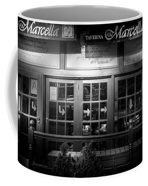 New York City Coffee Mug featuring the photograph Taverna by Mark Andrew Thomas