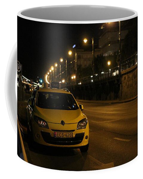 Taxi Coffee Mug featuring the photograph Taxi by Jackie Russo