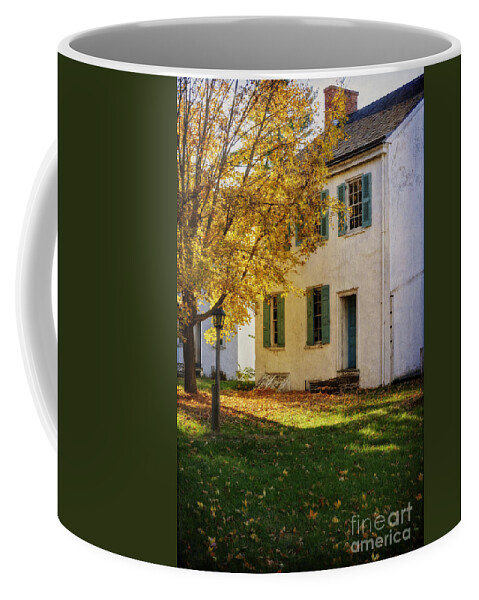 (day Or Daytime) Coffee Mug featuring the photograph Taylorsville House in Autumn by Debra Fedchin
