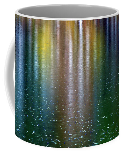 Pond Coffee Mug featuring the photograph Tears on a Rainbow by John Haldane