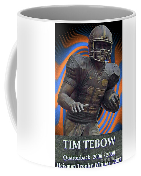 Tebow Coffee Mug featuring the photograph Tebow by D Hackett