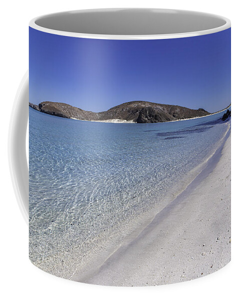 Tecolote Beach Coffee Mug featuring the photograph Tecolote Beach by Mark Harrington
