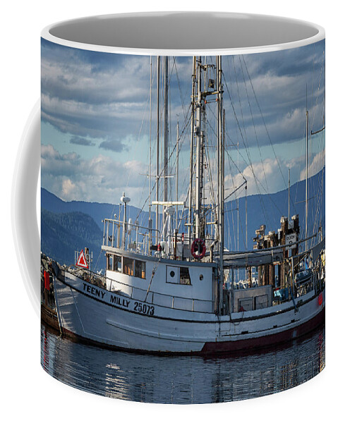 Fishing Boat Coffee Mug featuring the photograph Teeny Milly by Randy Hall