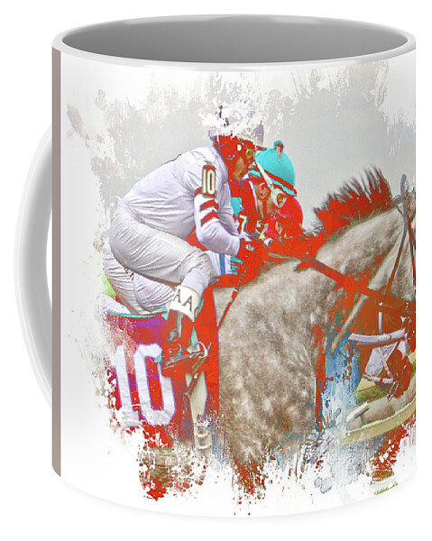 Alicegipsonphotographs Coffee Mug featuring the photograph Ten Neck And Neck by Alice Gipson