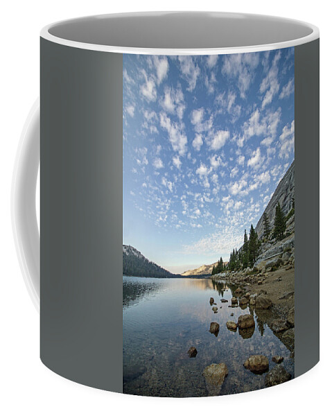 Tenaya Lake Coffee Mug featuring the photograph Tenaya Lake Reflections by Angie Schutt