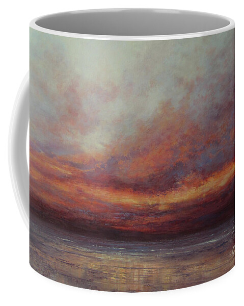 Seascape Coffee Mug featuring the painting Tender Embrace by Valerie Travers