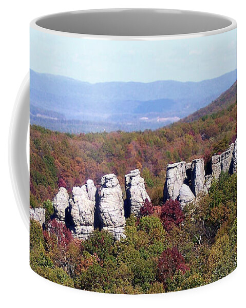 Tennessee Coffee Mug featuring the digital art Tennessee Rocks by Phil Perkins