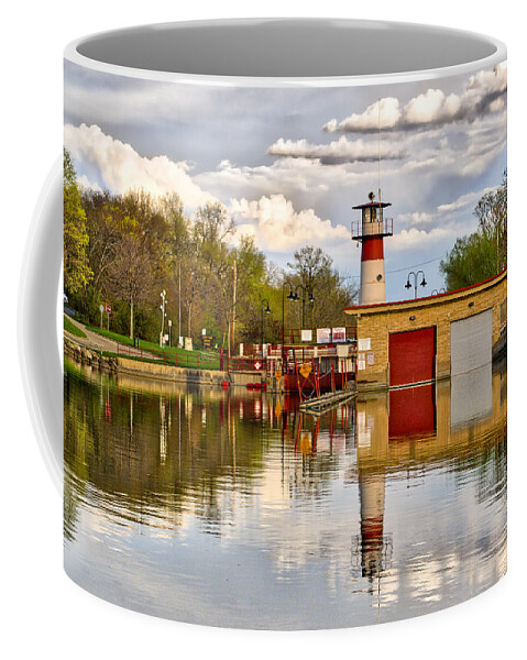 Tenney Coffee Mug featuring the photograph Tenney Lock - Madison - Wisconsin by Steven Ralser