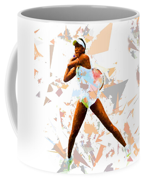 Tennis Coffee Mug featuring the painting Tennis 113 by Movie Poster Prints
