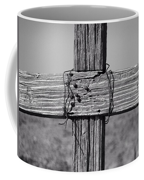 Cross Coffee Mug featuring the photograph Terlingua by Gia Marie Houck