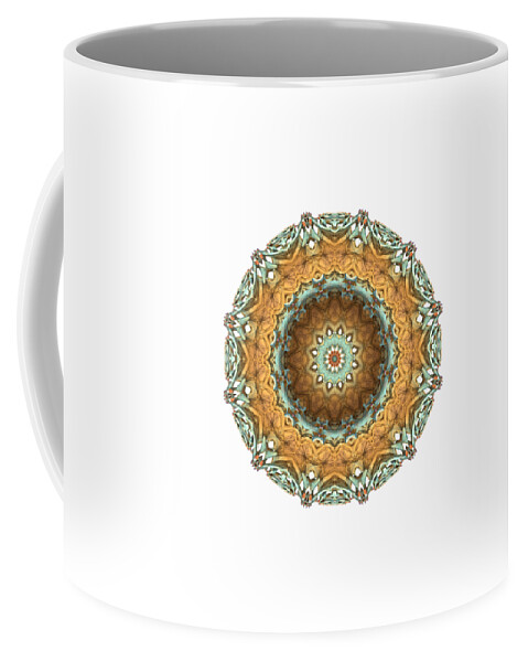 Mandala Coffee Mug featuring the digital art Test by Lyle Hatch