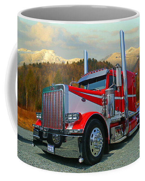 Peterbilt Coffee Mug featuring the photograph Texas Peterbilt by Randy Harris