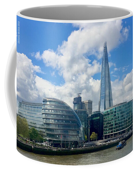 Thames River Coffee Mug featuring the photograph Thames Riverside Tower Bridge by Christine McCole