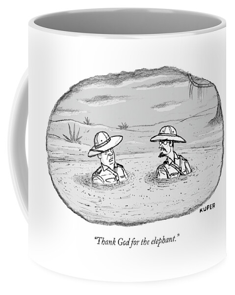Thank God For The Elephant Coffee Mug