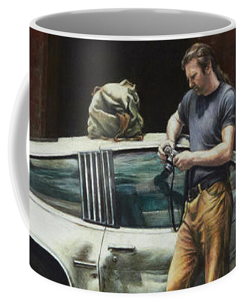 Hyper-realism Coffee Mug featuring the painting That Fleeting Moment Captured by Yvonne Wright