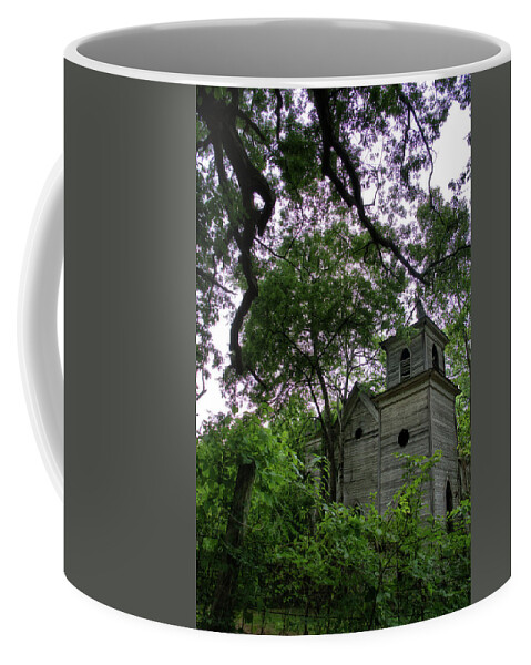 Church Coffee Mug featuring the photograph The Abandoned Church by George Taylor