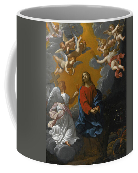 Studio Of Guido Reni Coffee Mug featuring the painting The Agony in the Garden by Studio of Guido Reni