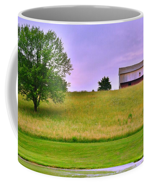 The American Landscape Coffee Mug featuring the photograph The American Landscape by Lisa Wooten