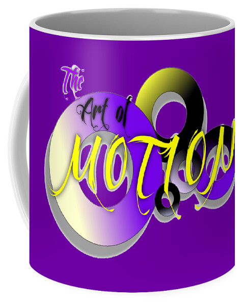 Royalty Coffee Mug featuring the digital art The Art of Motion by Demitrius Motion Bullock