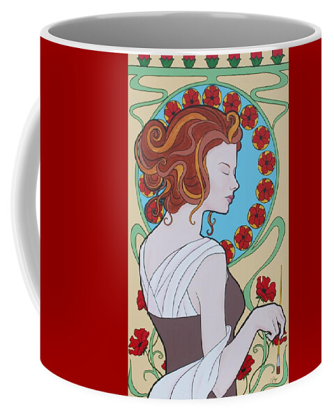 Artist Coffee Mug featuring the painting The Artist by Emily Page