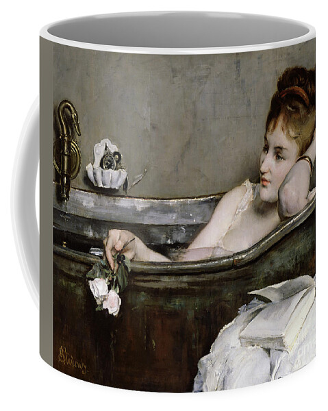 Alfred George Stevens Coffee Mug featuring the painting The Bath by Alfred George Stevens