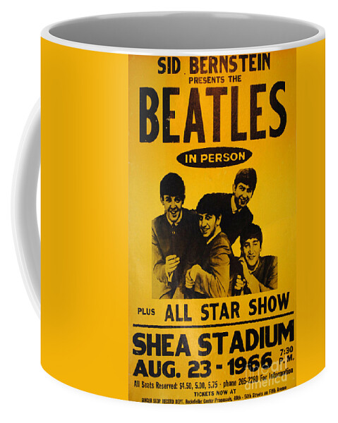 Beatles Coffee Mug featuring the photograph The Beatles Poster Collection 7 by Bob Christopher