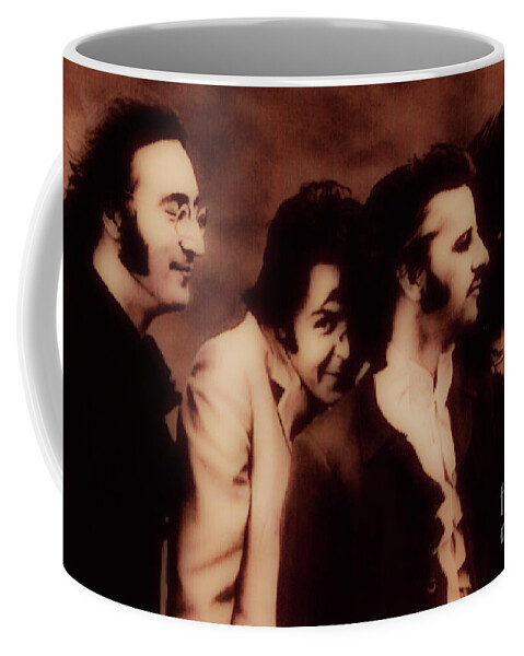 Beatles Coffee Mug featuring the photograph The Beatles - The Fab Four by Al Bourassa