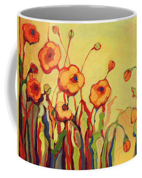 Floral Coffee Mug featuring the painting The Beckoning by Jennifer Lommers