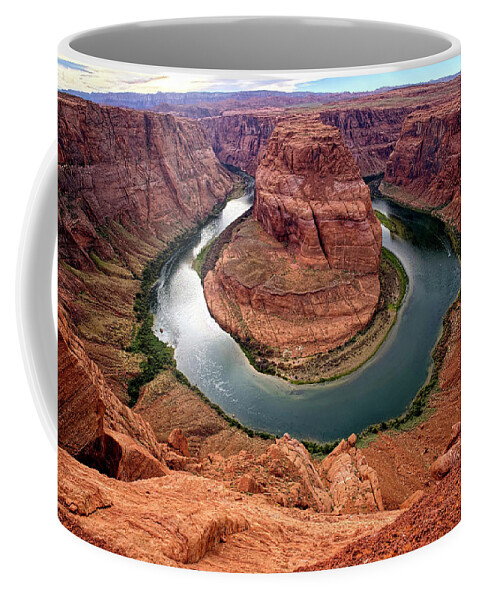 Grand Canyon Coffee Mug featuring the photograph The Bend by Lucinda Walter