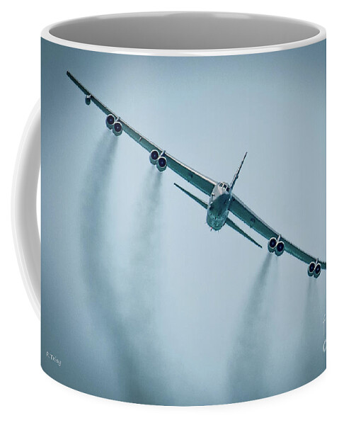 B-52 Bomber Coffee Mug featuring the photograph The Boeing B-52 Stratofortress by Rene Triay FineArt Photos
