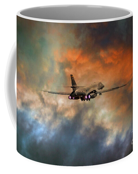 Lancer Coffee Mug featuring the digital art The Bone by Airpower Art